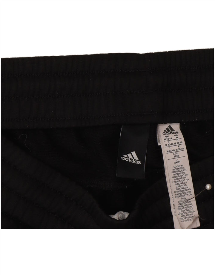 Adidas Damen-Trainingshose UK 12/14 Mittelschwarzes Polyester