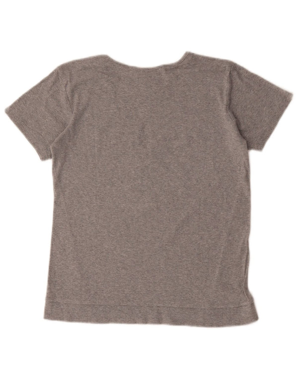Champion T-Shirt-Oberteil für Mädchen mit Grafik, 13–14 Jahre, XL, grau gesprenkelte Baumwolle