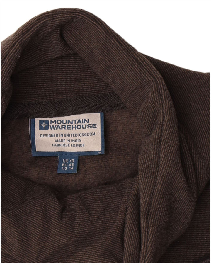 Mountain Warehouse Damen-Sweatshirt mit Rollkragen, Gr. 18, XL, Grau