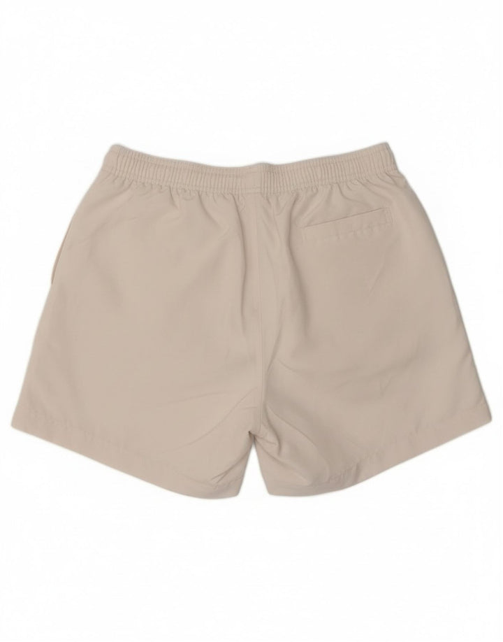Calvin Klein Herren-Badeshorts mit Grafik, mittelweißes Polyester