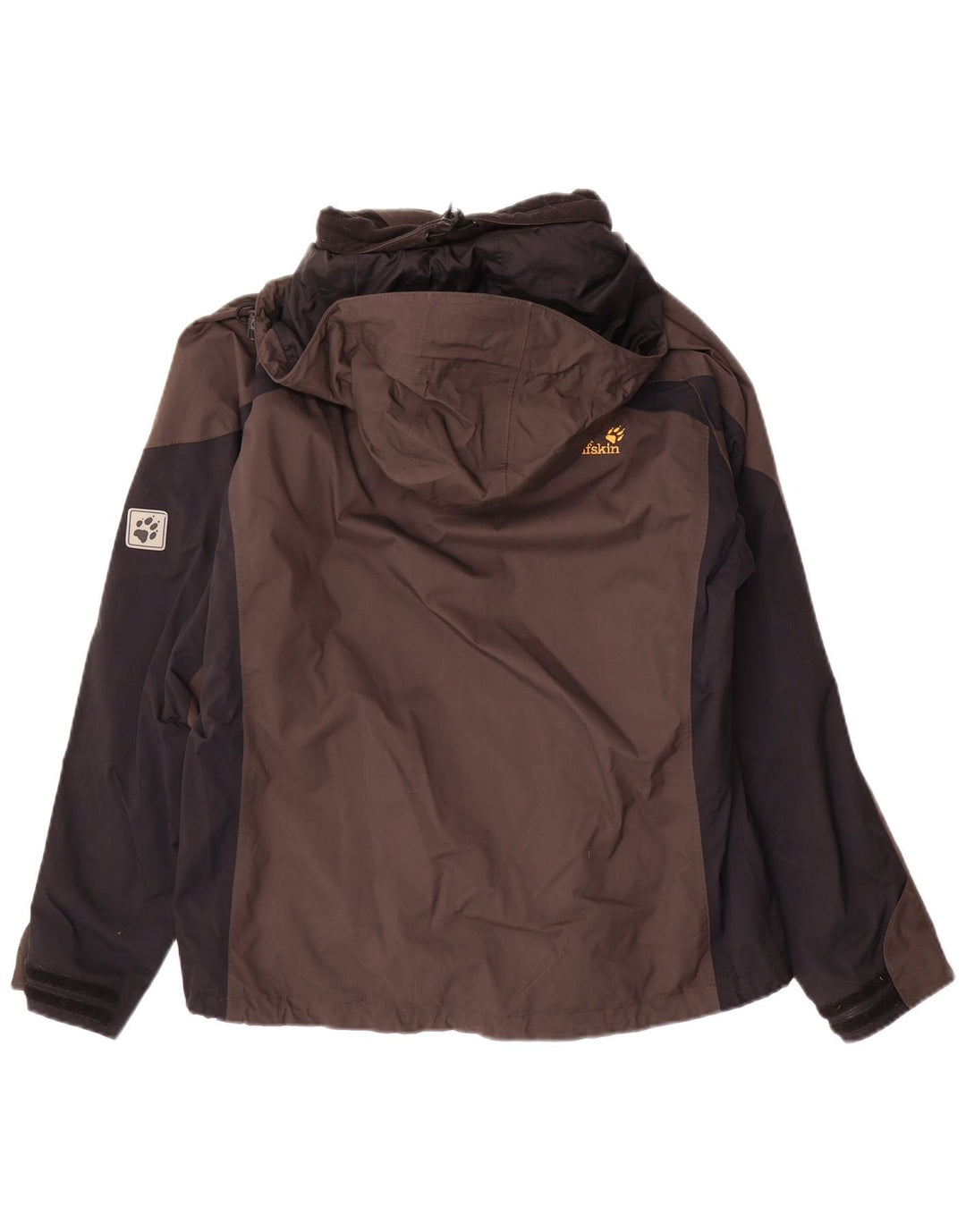 Jack Wolfskin Damen Übergroße Regenjacke UK 12/14 Mittelbraun