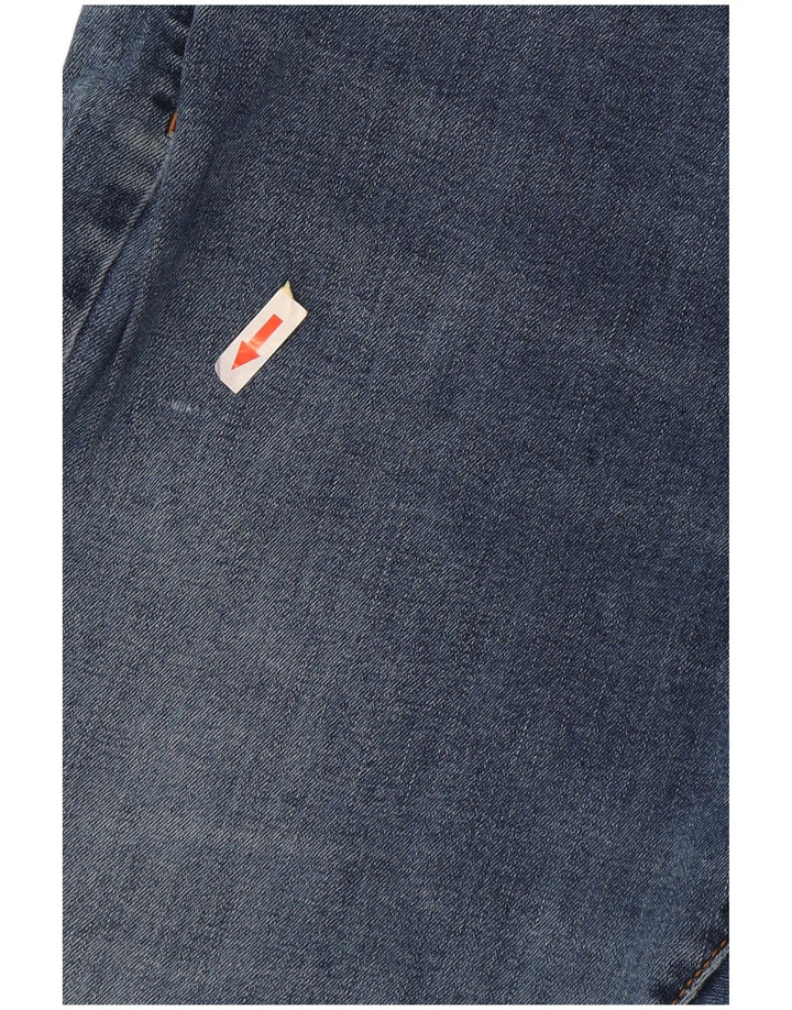 Marks & Spencer Herren Regular Straight Jeans W36 L33 Blaue Baumwolle