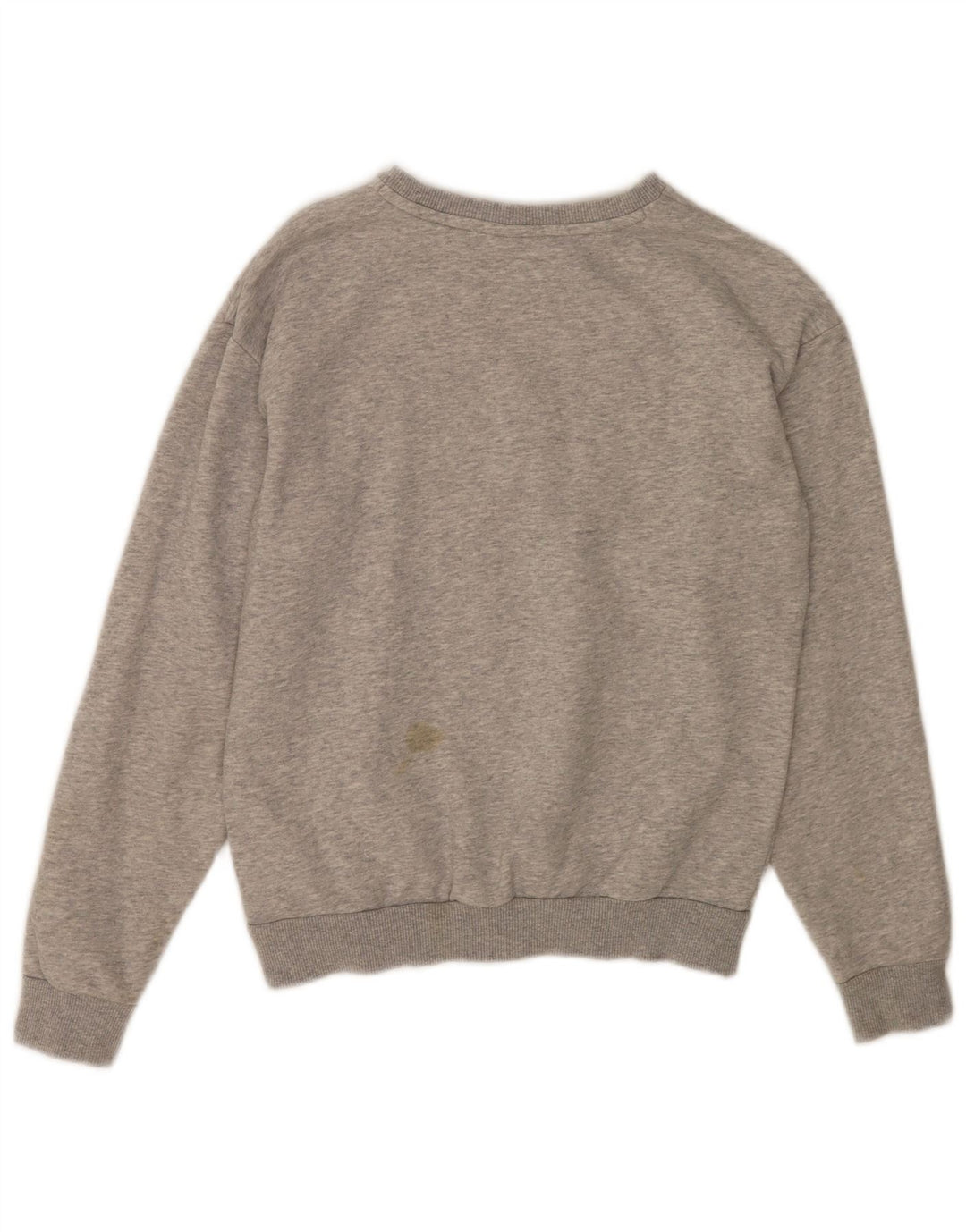 Puma Herren Grafik-Sweatshirt-Pullover XS Grau gefleckte Baumwolle