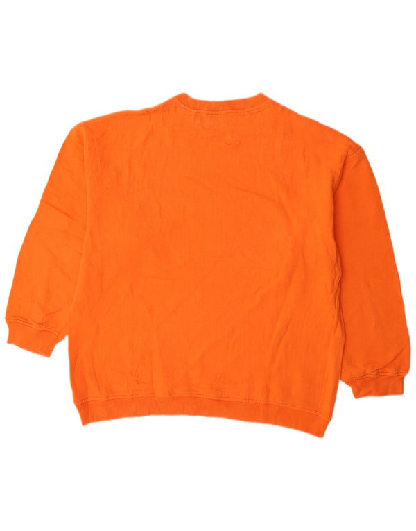 Stefanel Herren Grafik-Sweatshirt-Pullover XL Orange