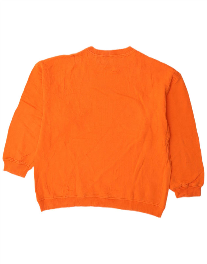 Stefanel Herren Grafik-Sweatshirt-Pullover XL Orange