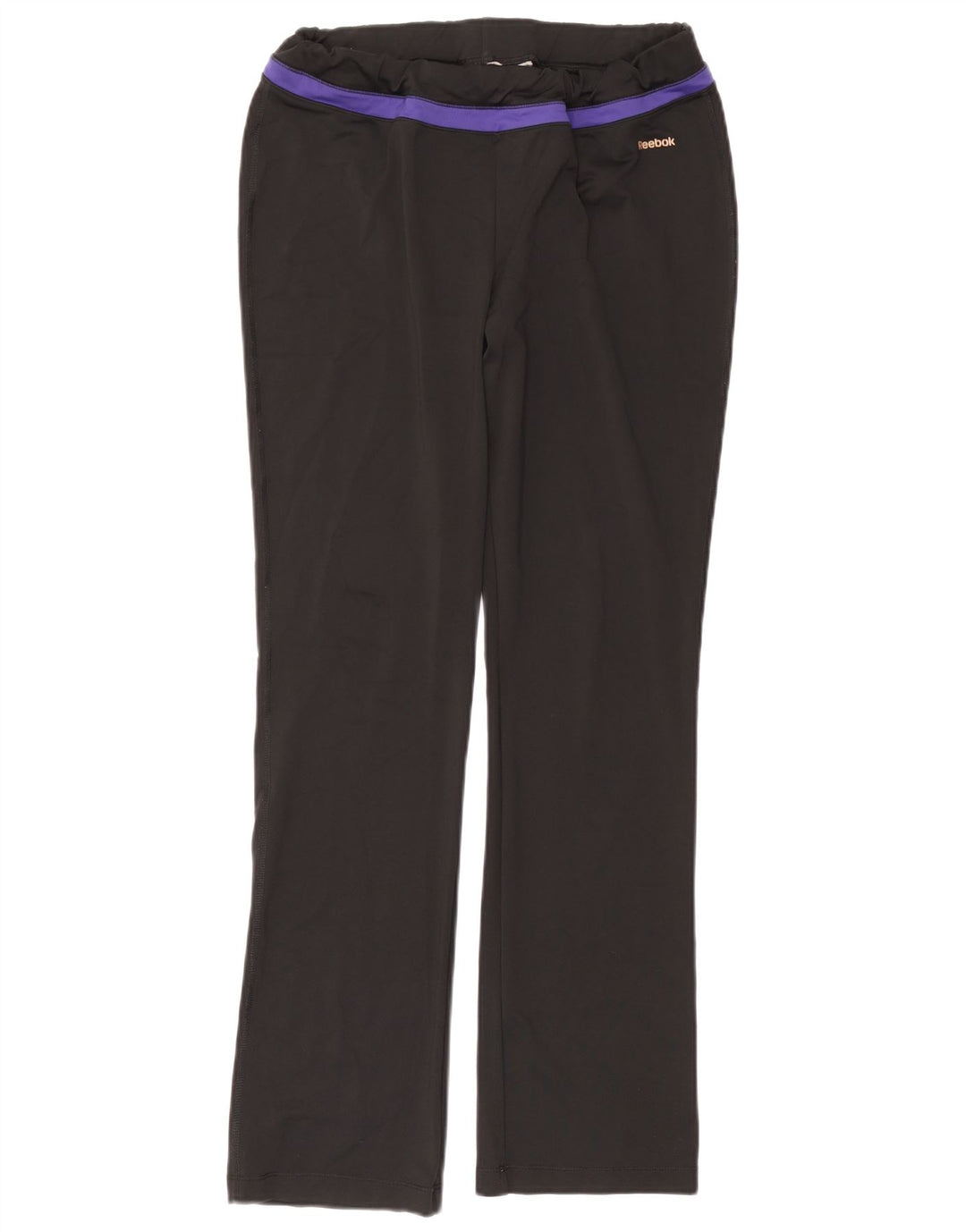 REEBOK Damen Trainingshose UK 14 Large Schwarz Polyester