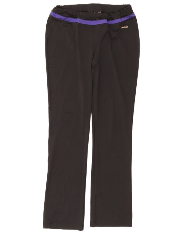 REEBOK Damen Trainingshose UK 14 Large Schwarz Polyester