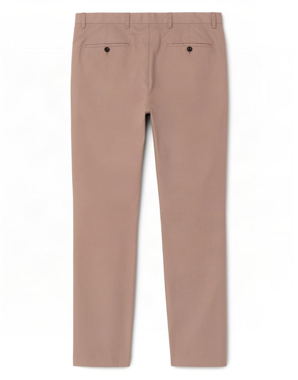 Marks & Spencer Herren-Chinohose mit normaler Passform, W34, L32, Grau, Polyester