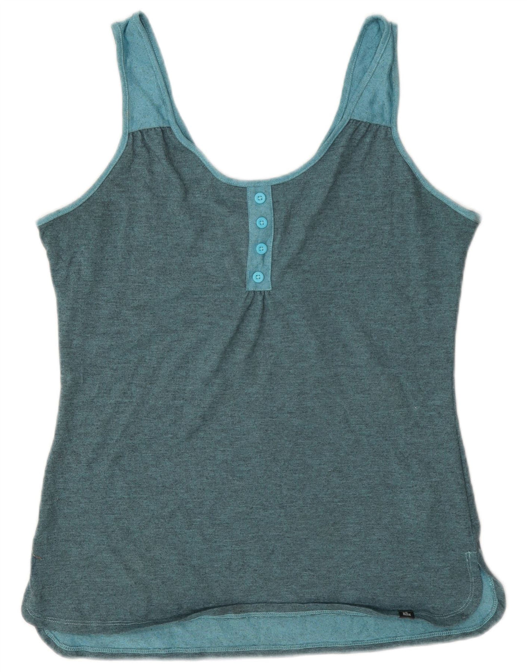 The North Face Damen Weste Top UK 14 Large Blau Polyester