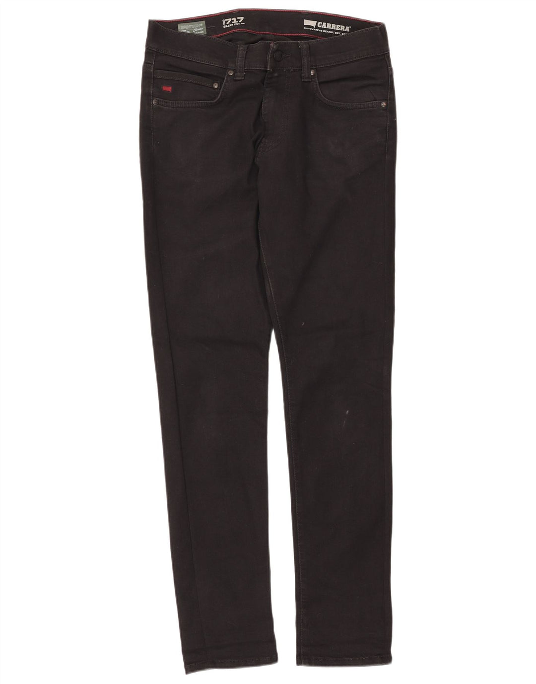 CARRERA Womens 717 Slim Jeans W31 L32 Black Cotton