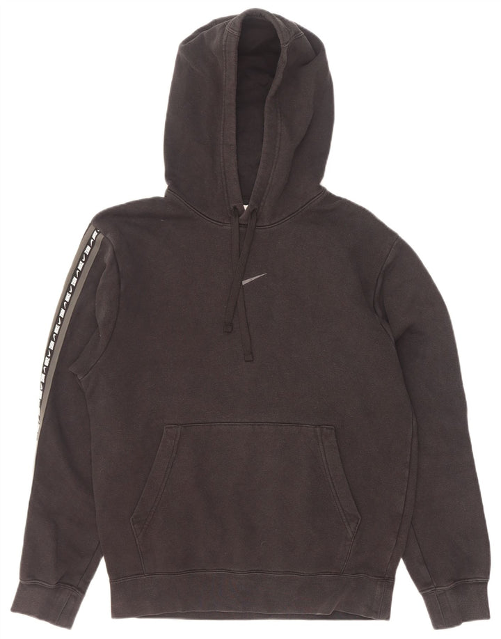 Nike Herren-Kapuzenpullover mit Grafik, Größe S, Schwarz, Baumwolle