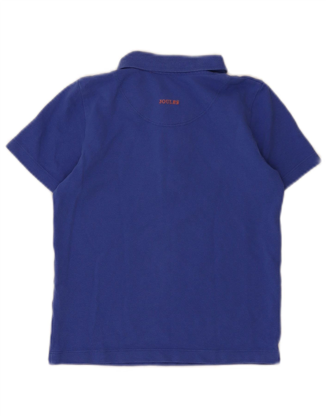 JOULES Jungen-Poloshirt, 7–8 Jahre, blaue Baumwolle