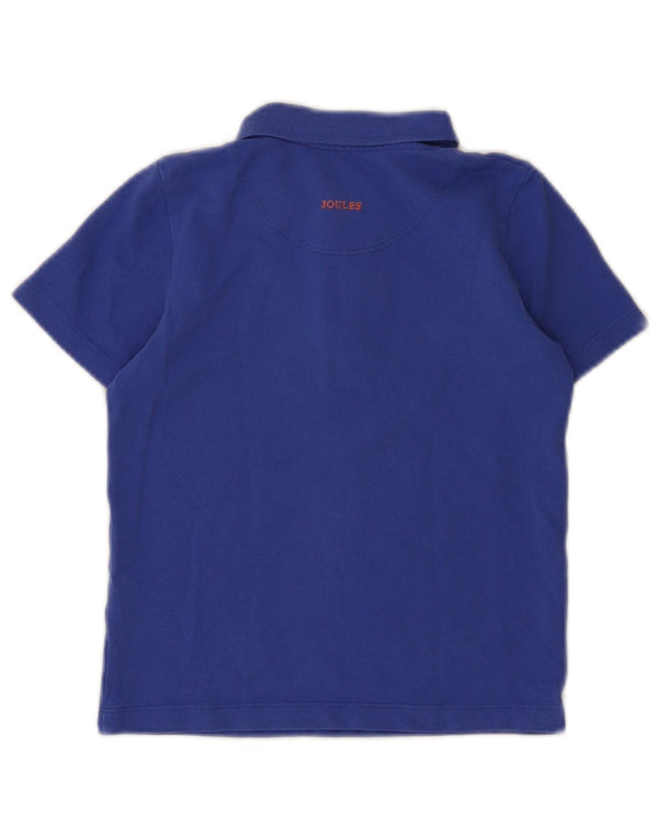 JOULES Jungen-Poloshirt, 7–8 Jahre, blaue Baumwolle