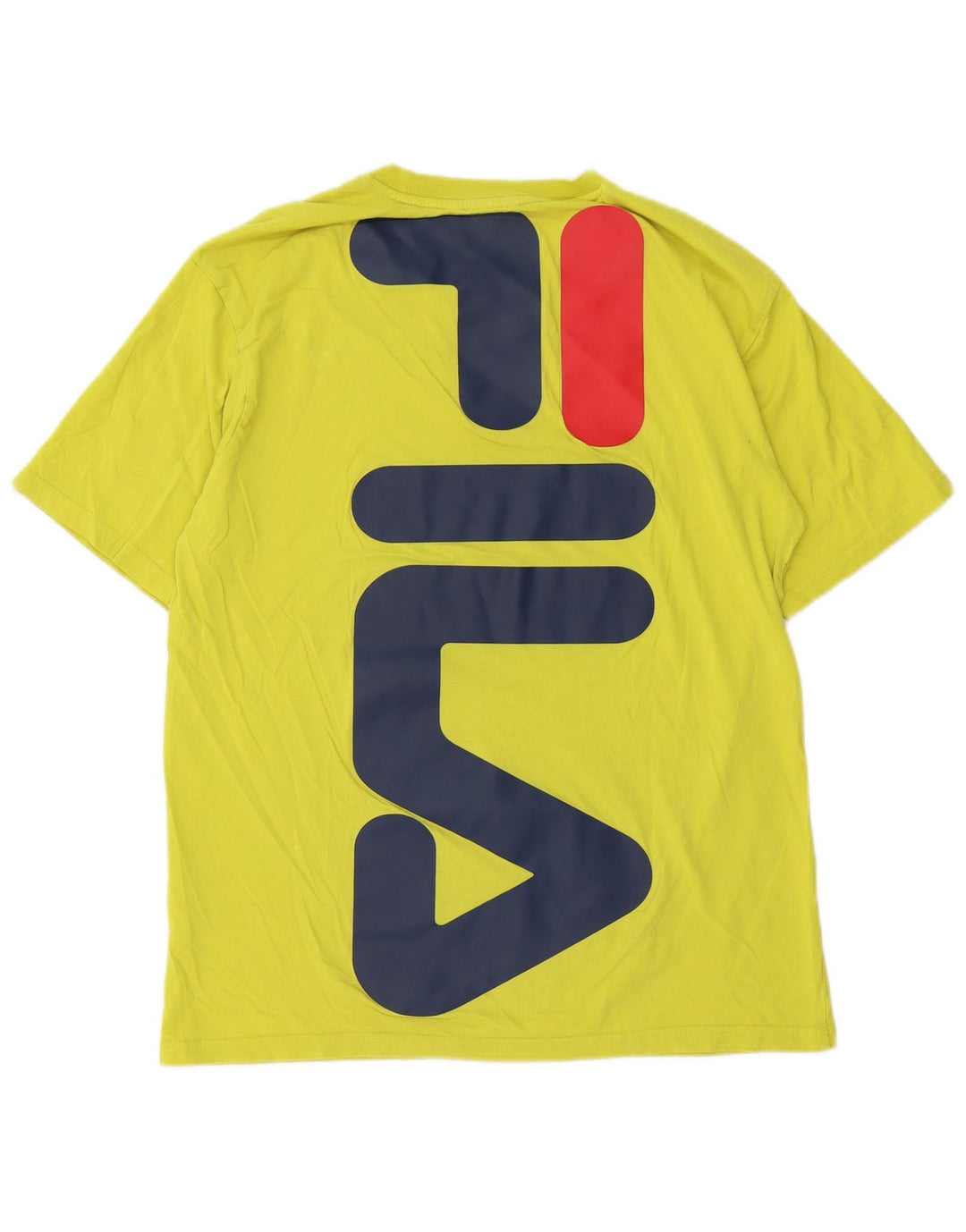 Fila Herren-T-Shirt mit Grafik, Größe S, grüne Baumwolle