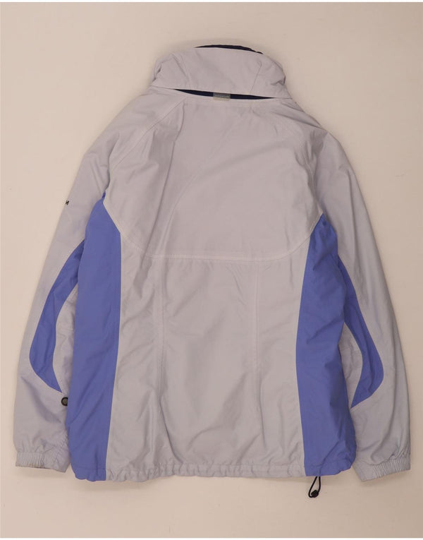 Columbia Womens Titanium Übergroße Skijacke UK 16 Large Grau Farbblock