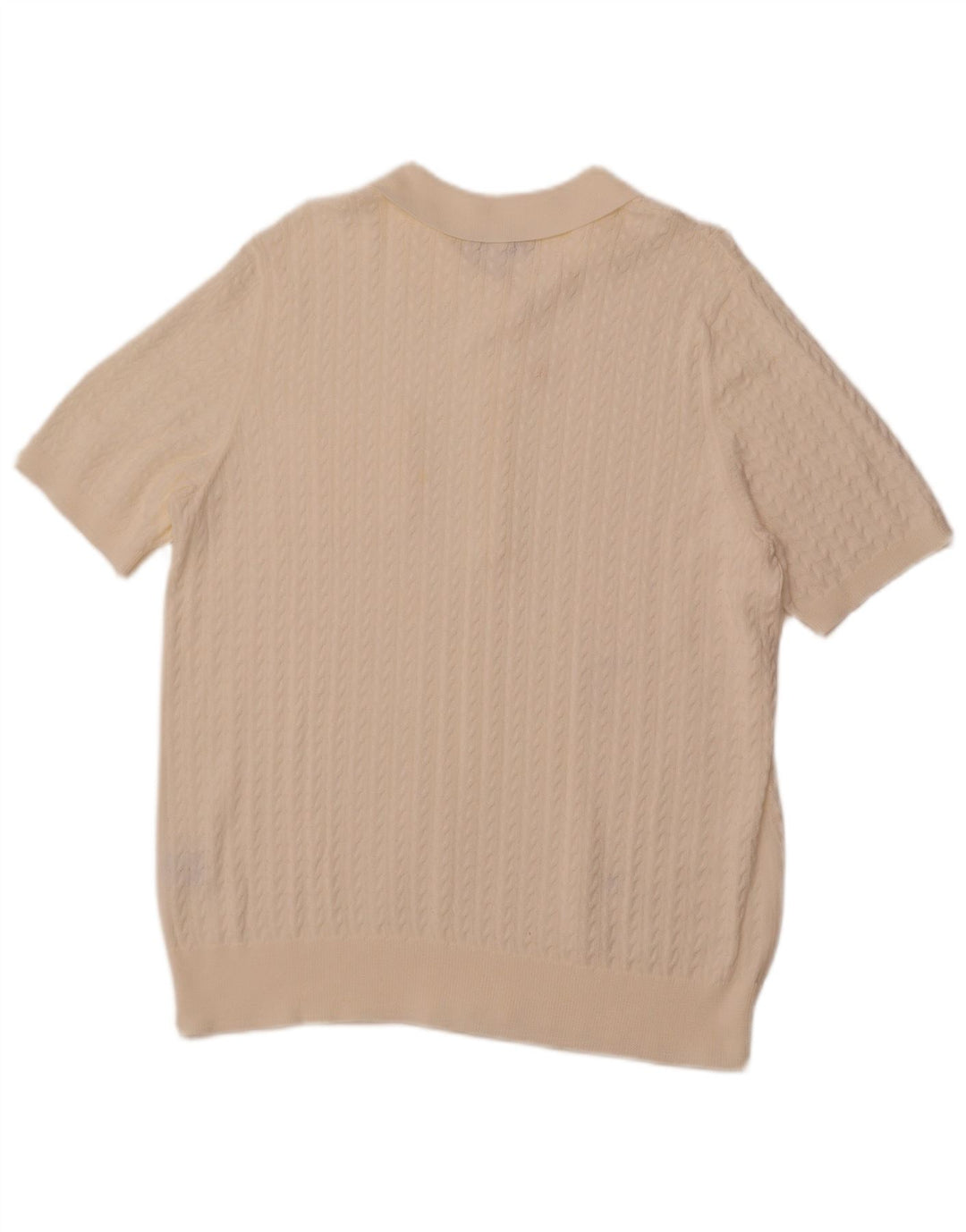 MONA Damen Kurzarm-Pullover mit Rollkragen, EU 48, 2XL, gebrochenes Weiß