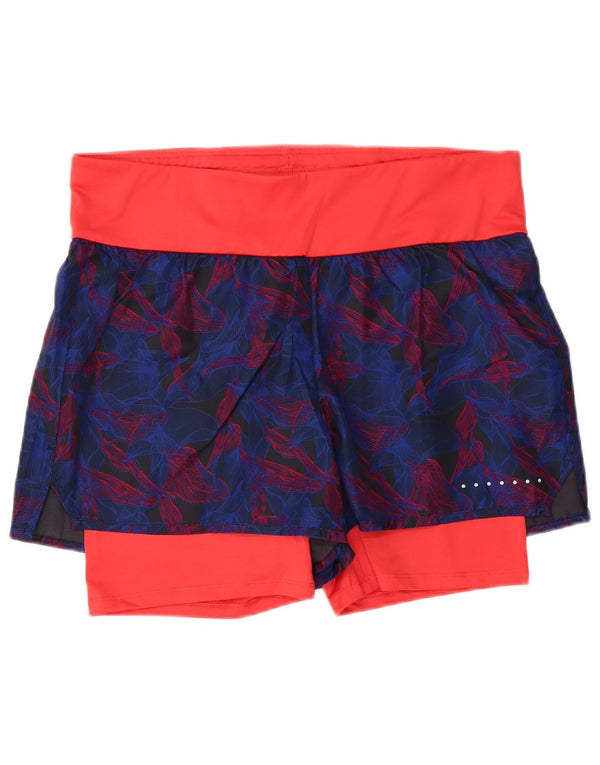 Crivit Damen Sportshorts UK 16/18 Large Marineblau geblümt