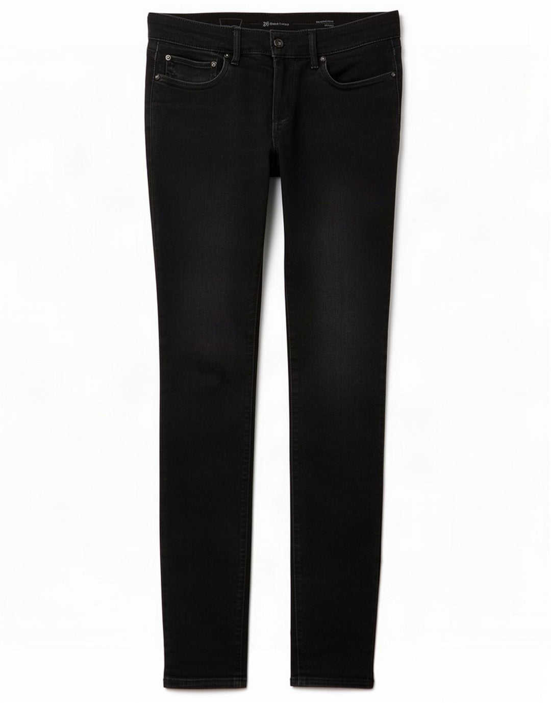 Levi's Damen Slim Jeans W28 L34 Schwarze Baumwolle