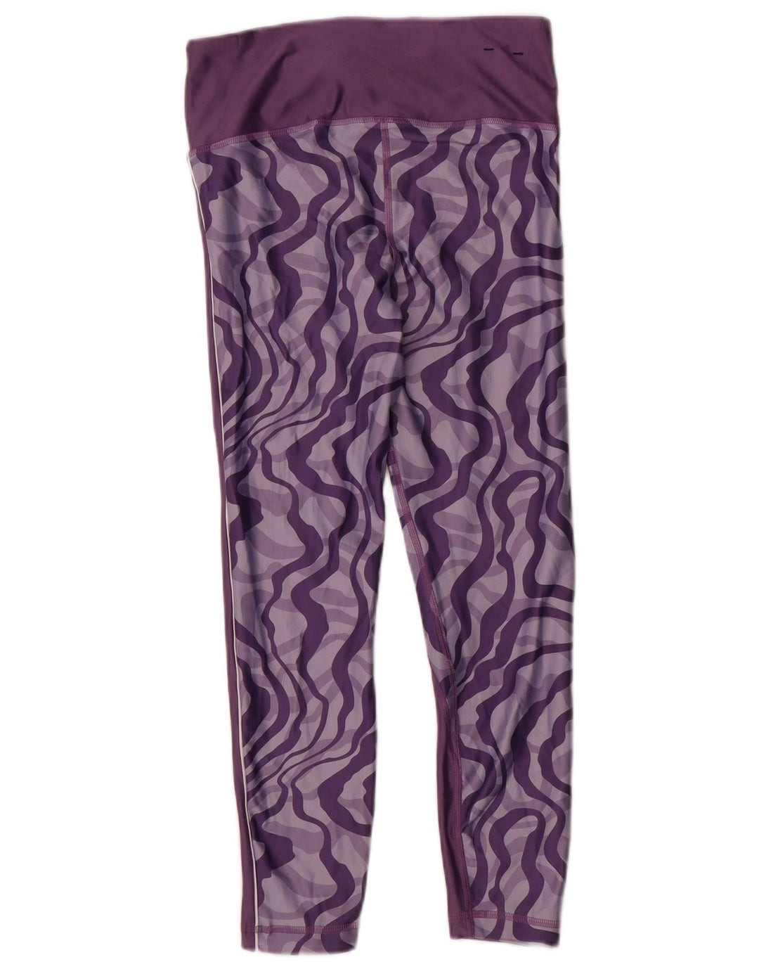 Under Armour Damen Heat Gear Leggings mit abstraktem Muster, UK 14, mittelviolett