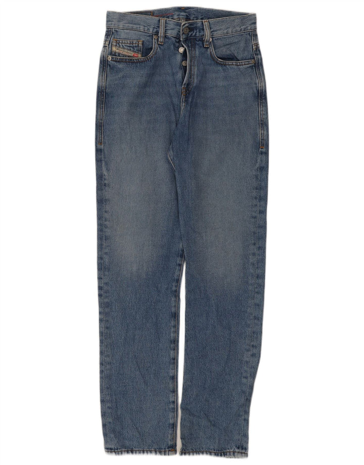 Diesel Damen Straight Jeans W26 L31 Blaue Baumwolle