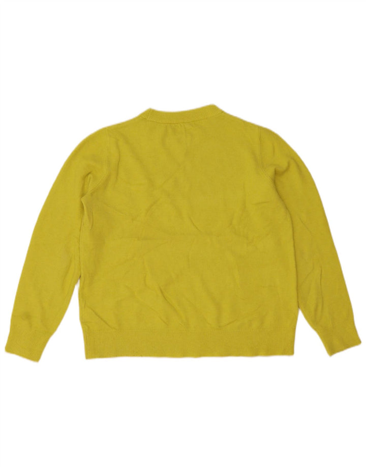 Marks & Spencer Damen-Pullover mit U-Boot-Ausschnitt, Gr. 14, Mittelgelb