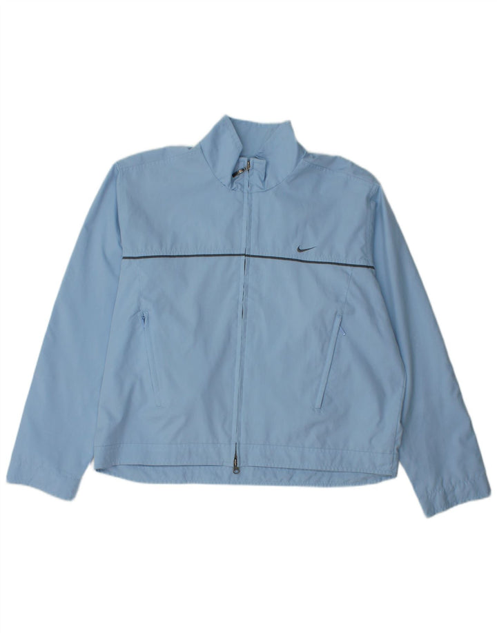 Nike Damen-Trainingsanzug-Topjacke in Übergröße, US 12/14, Größe L, blau, Polyester