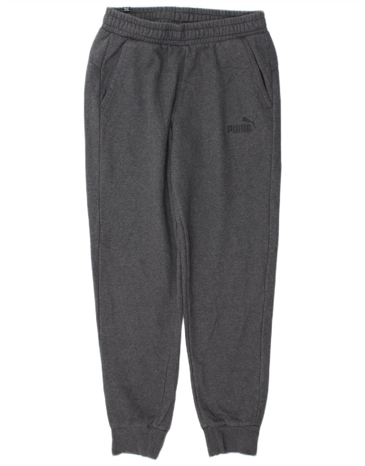 Puma Herren-Trainingshose, Jogginghose, mittelgraue Baumwolle