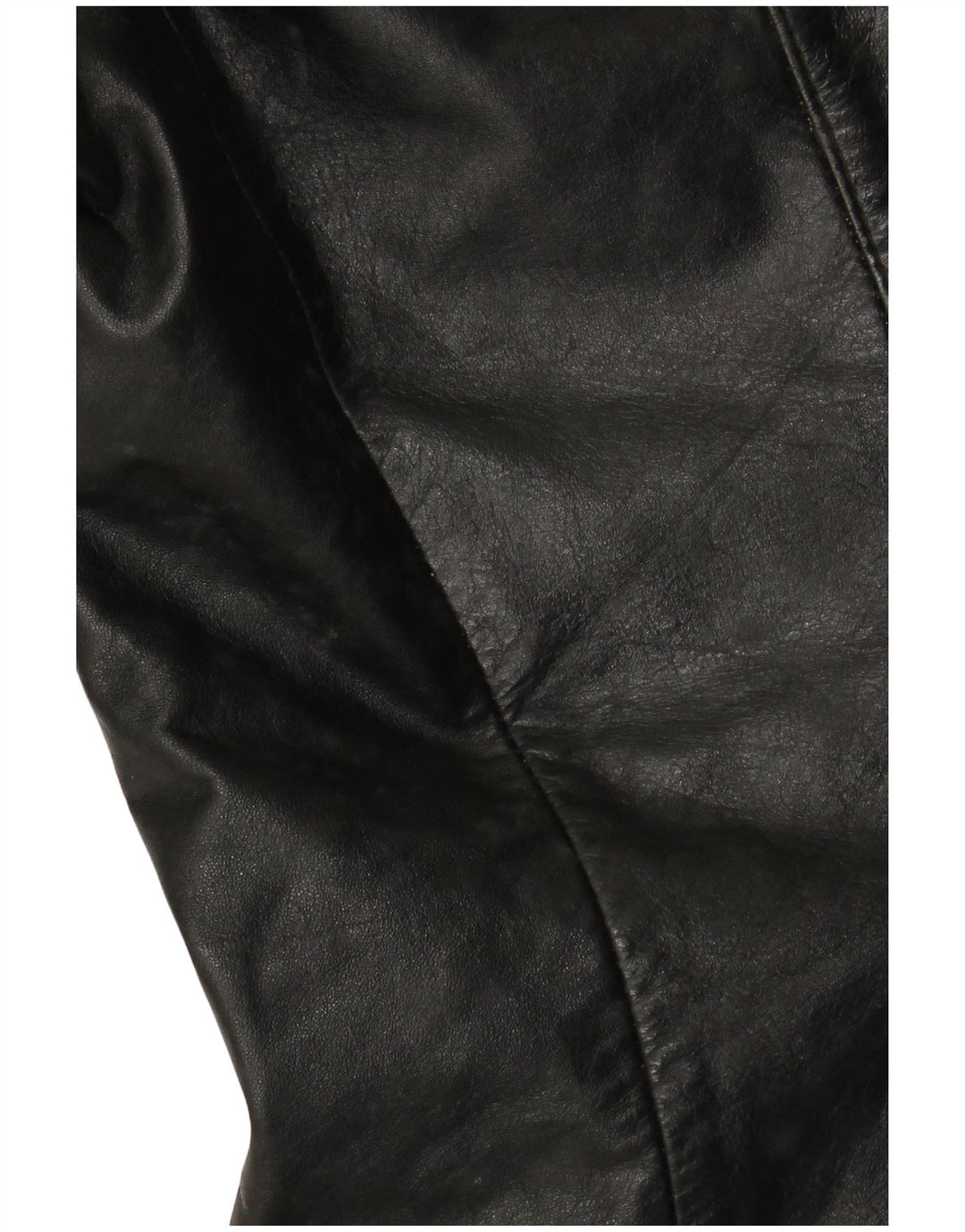 VINTAGE Herren Lederjacke UK 38 Medium Schwarz