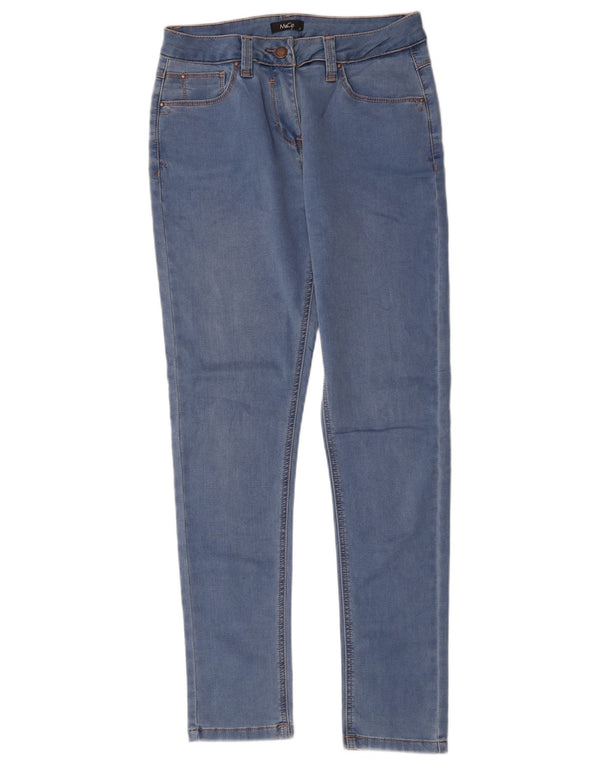 M&Co Damen Skinny Jeans UK 12 Medium W28 L30 Blaue Baumwolle