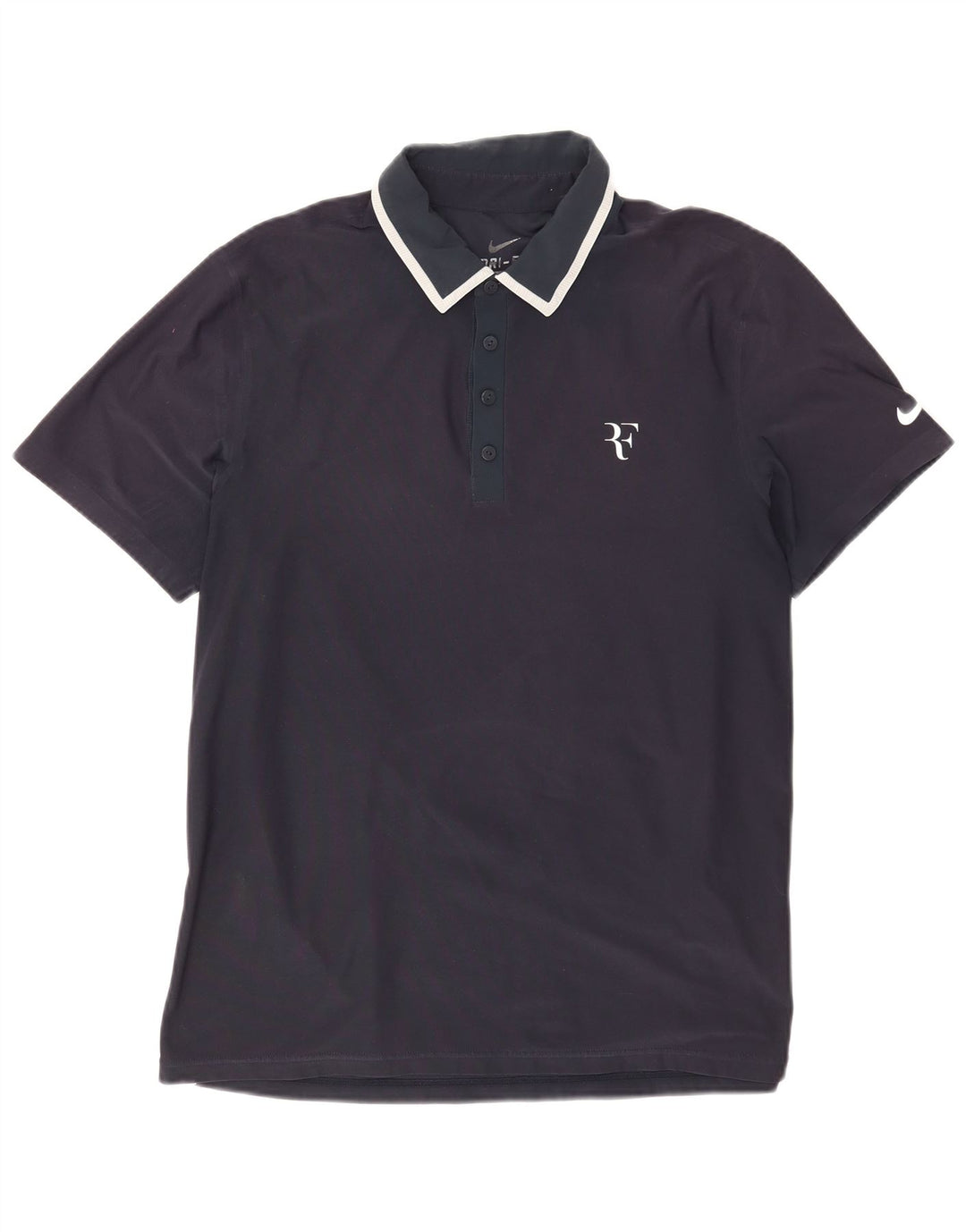 Nike Herren Dri Fit Poloshirt, groß, Marineblau, Polyester