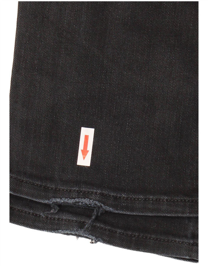 Hugo Boss Herren Slim Jeans W34 L32 Schwarze Baumwolle