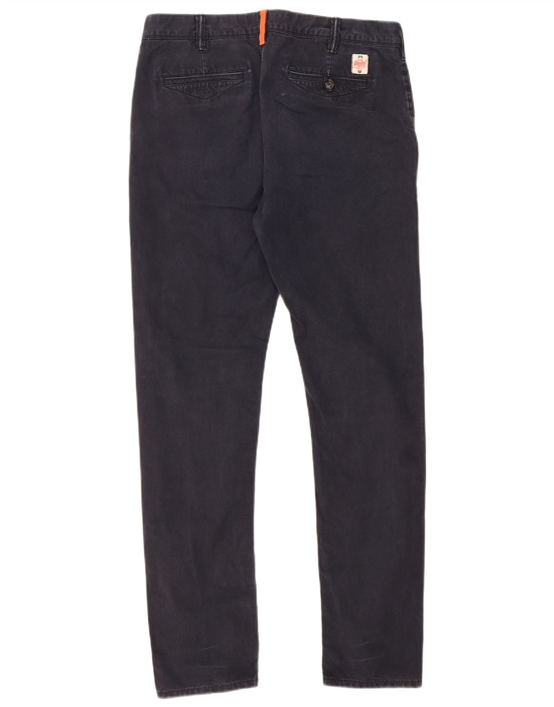 Superdry Herren-Chinohose mit schmaler Passform, Größe M, W32, L30, Marineblau, Baumwolle