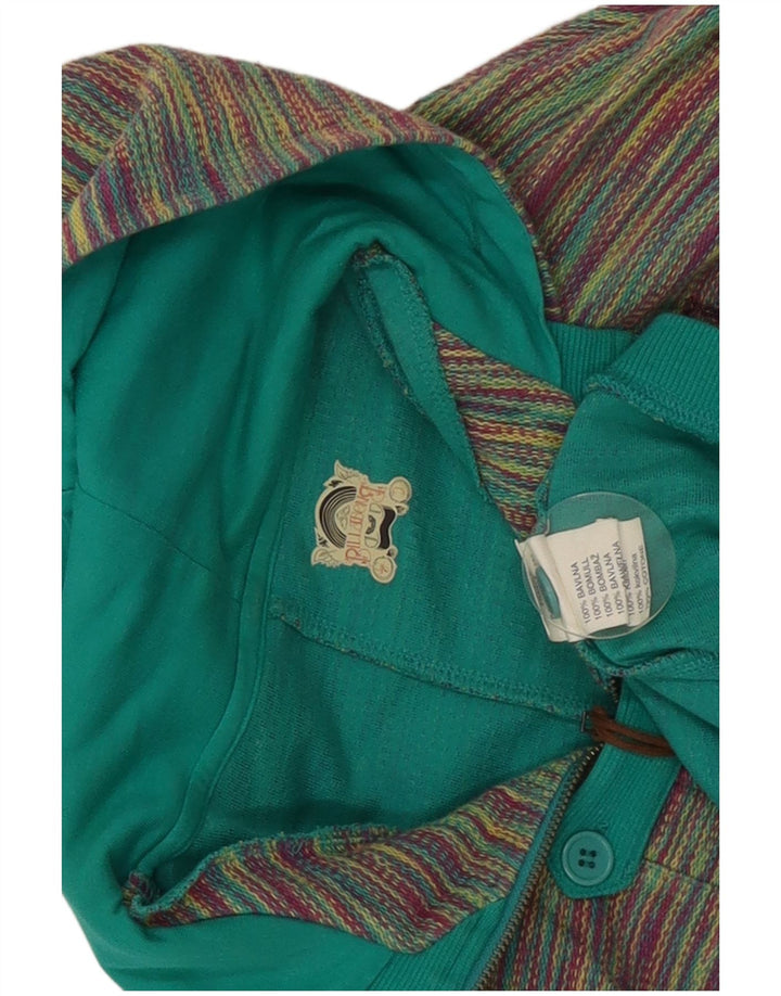 Billabong Womens Graphic Zip Hoodie Sweater UK 12 Medium Mehrfarbig