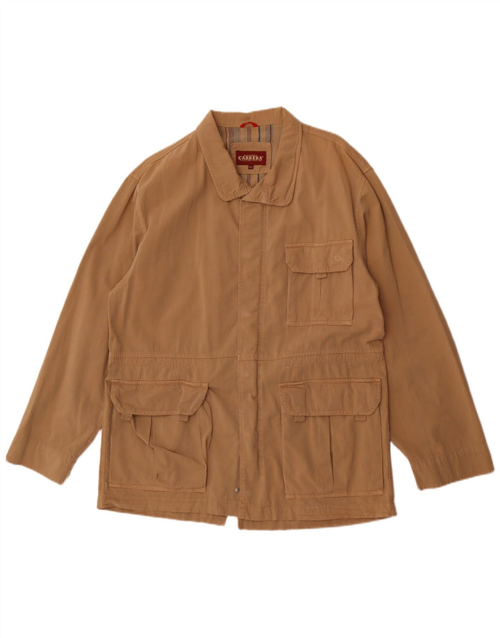 Carrera Herren Utility Jacke UK 38 Mittelbeige Baumwolle