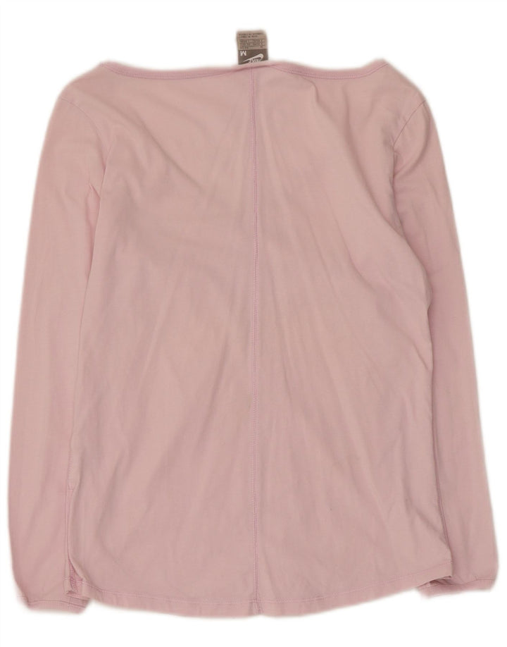 Nike Damen Top Langarm UK 10/12 Mittelrosa