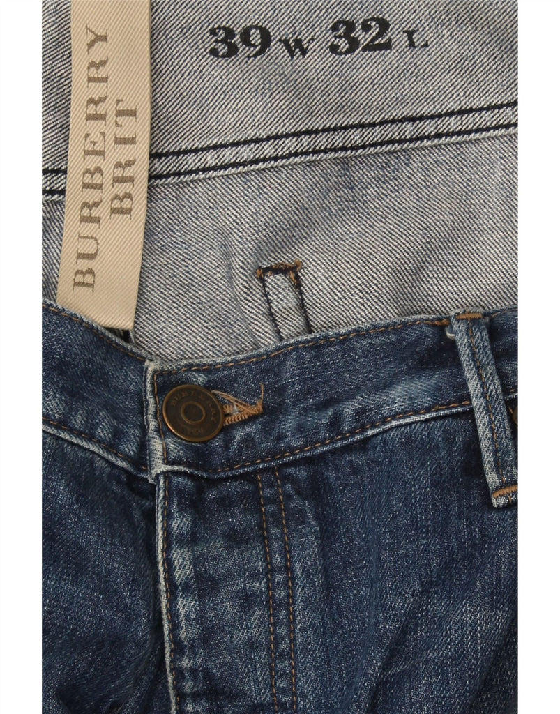 BURBERRY Mens Straight Jeans W39 L32 Blue Cotton Vintage Burberry and Second-Hand Burberry from Messina Hembry 