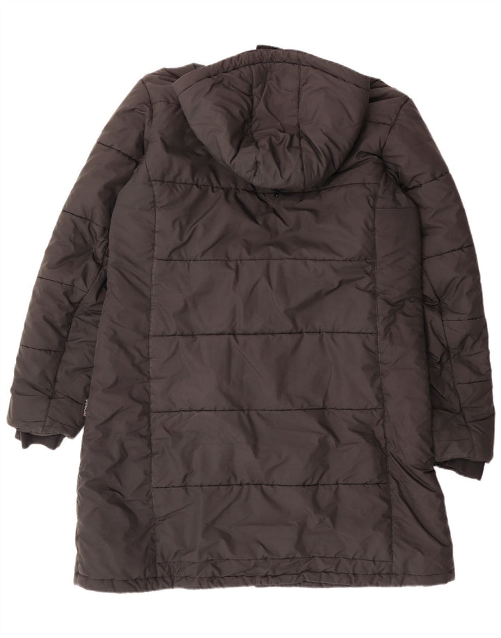 Jack Wolfskin Damen Kapuzenmantel, gepolstert, UK 18, XL, grau, Polyester