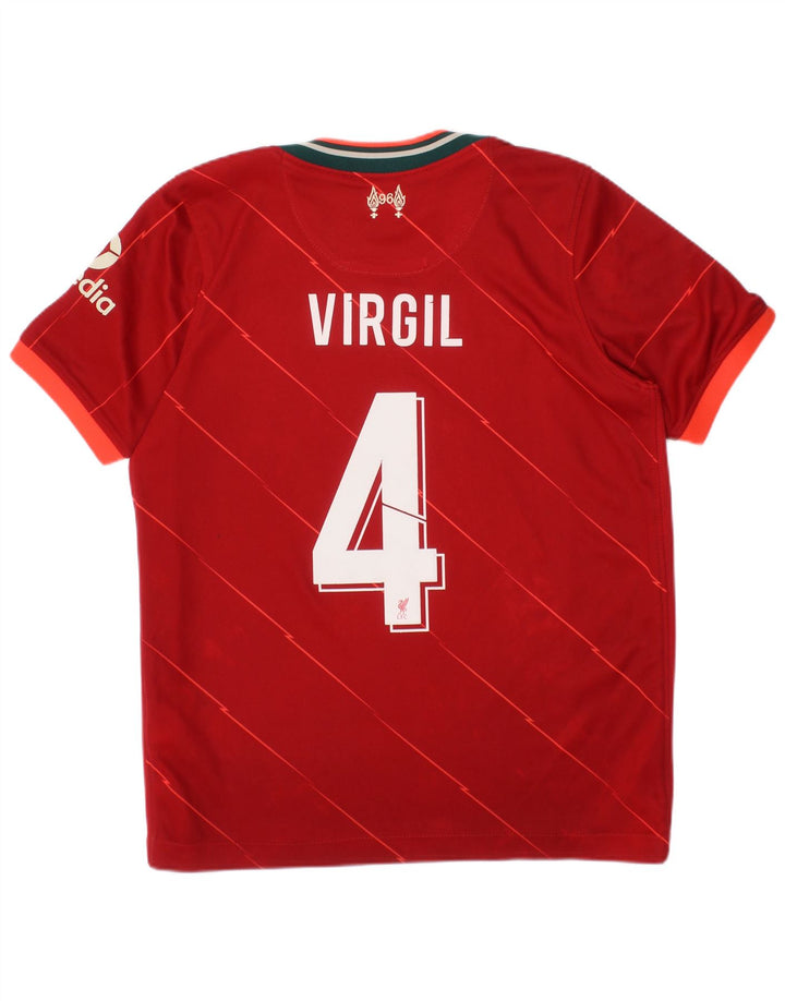 Nike Liverpool Grafik-T-Shirt für Jungen, 6–7 Jahre, großes rotes Polyester