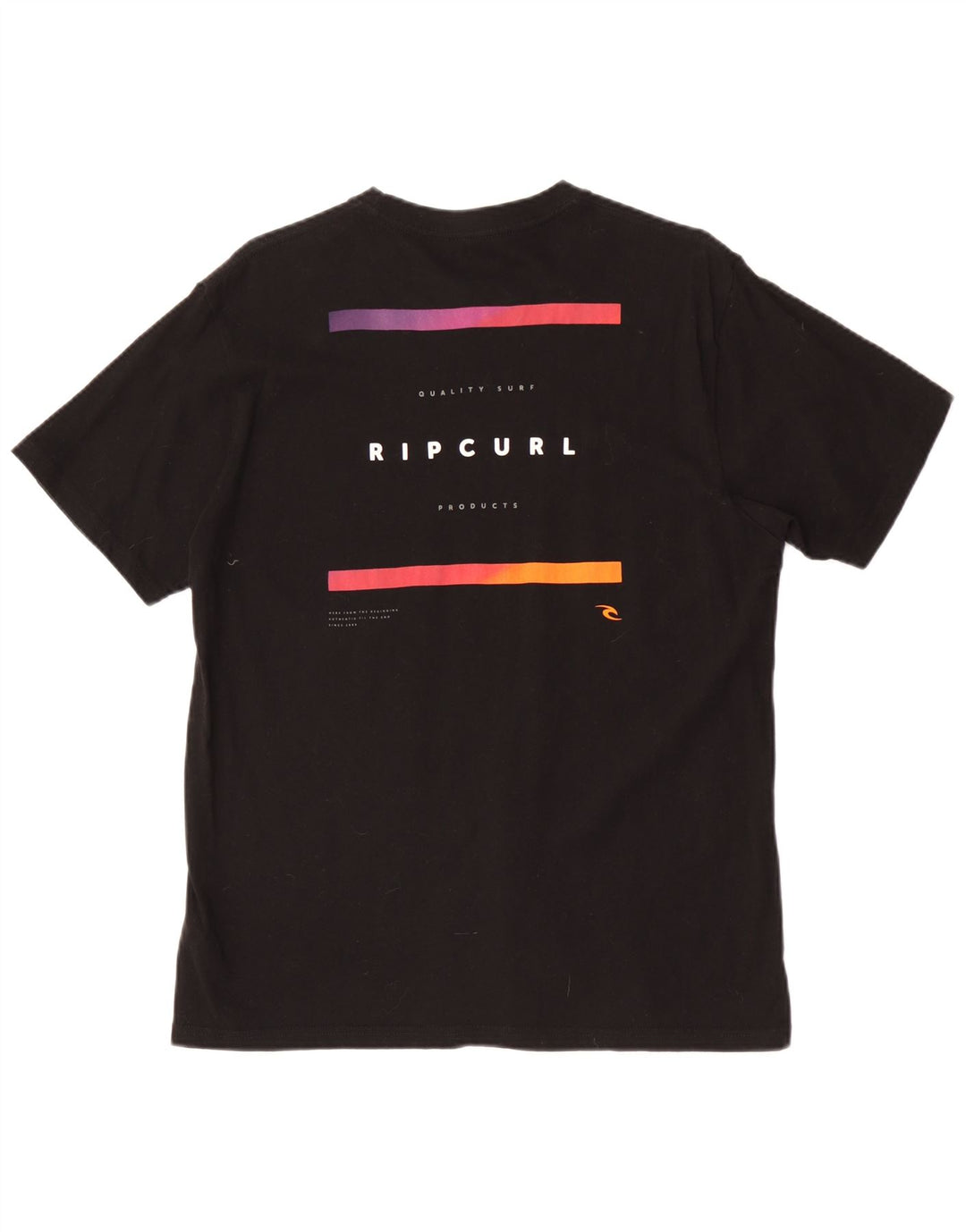 Rip Curl Herren-T-Shirt mit Standard-Passform, Grafik, Größe L, Schwarz, Baumwolle