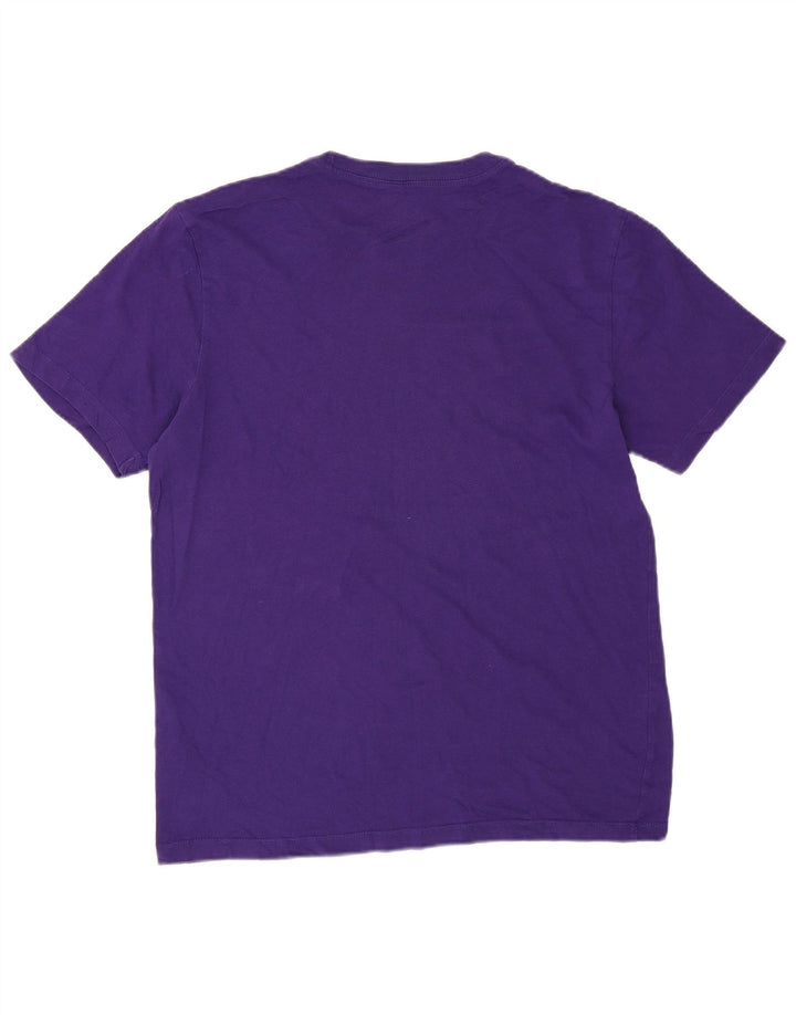 NIKE Herren-T-Shirt mit Grafik, mittelviolette Baumwolle