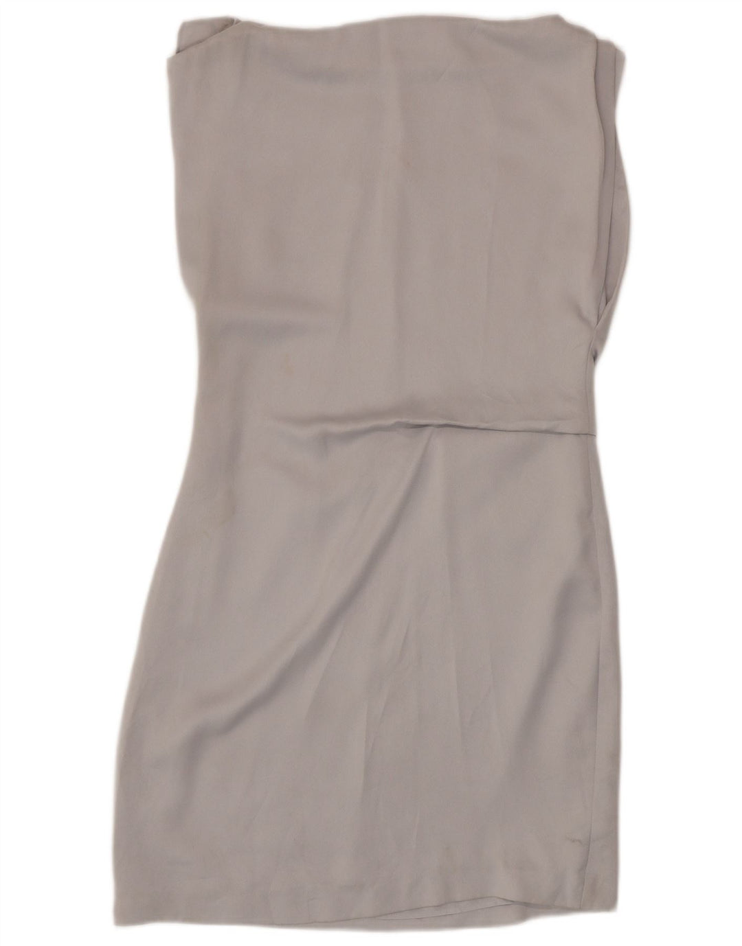 Reiss Damen Ärmelloses Etuikleid UK 12 Mittelgrau Polyester