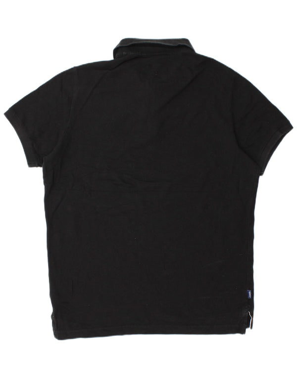 Superdry Herren-Poloshirt 2XL aus schwarzer Baumwolle