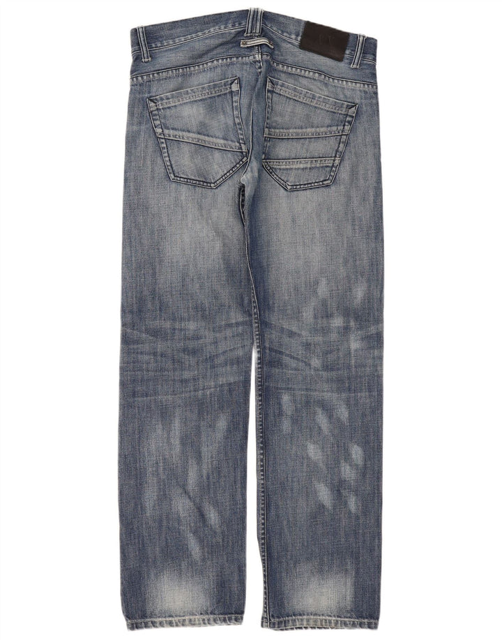 Armani Exchange Herren Loose Jeans W32 L32 Blaue Baumwolle