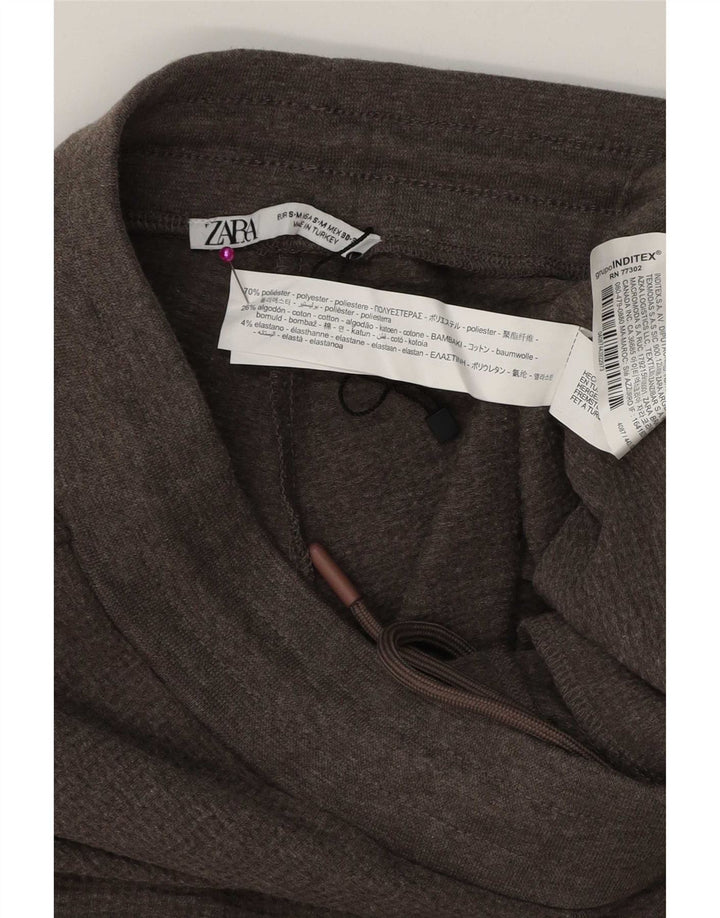 Zara Herren-Trainingshose, klein, grau, Polyester