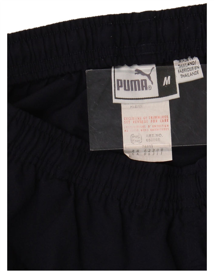 PUMA Herren Sportshorts Medium Marineblau Colourblock Polyester