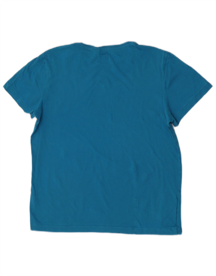 K-Way Damen T-Shirt Top UK 14 Mittelblau