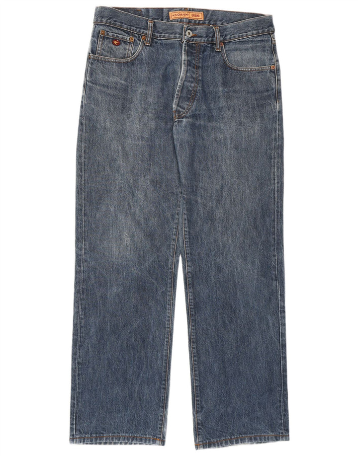 Energie Herren Straight Jeans W36 L31 Blaue Baumwolle