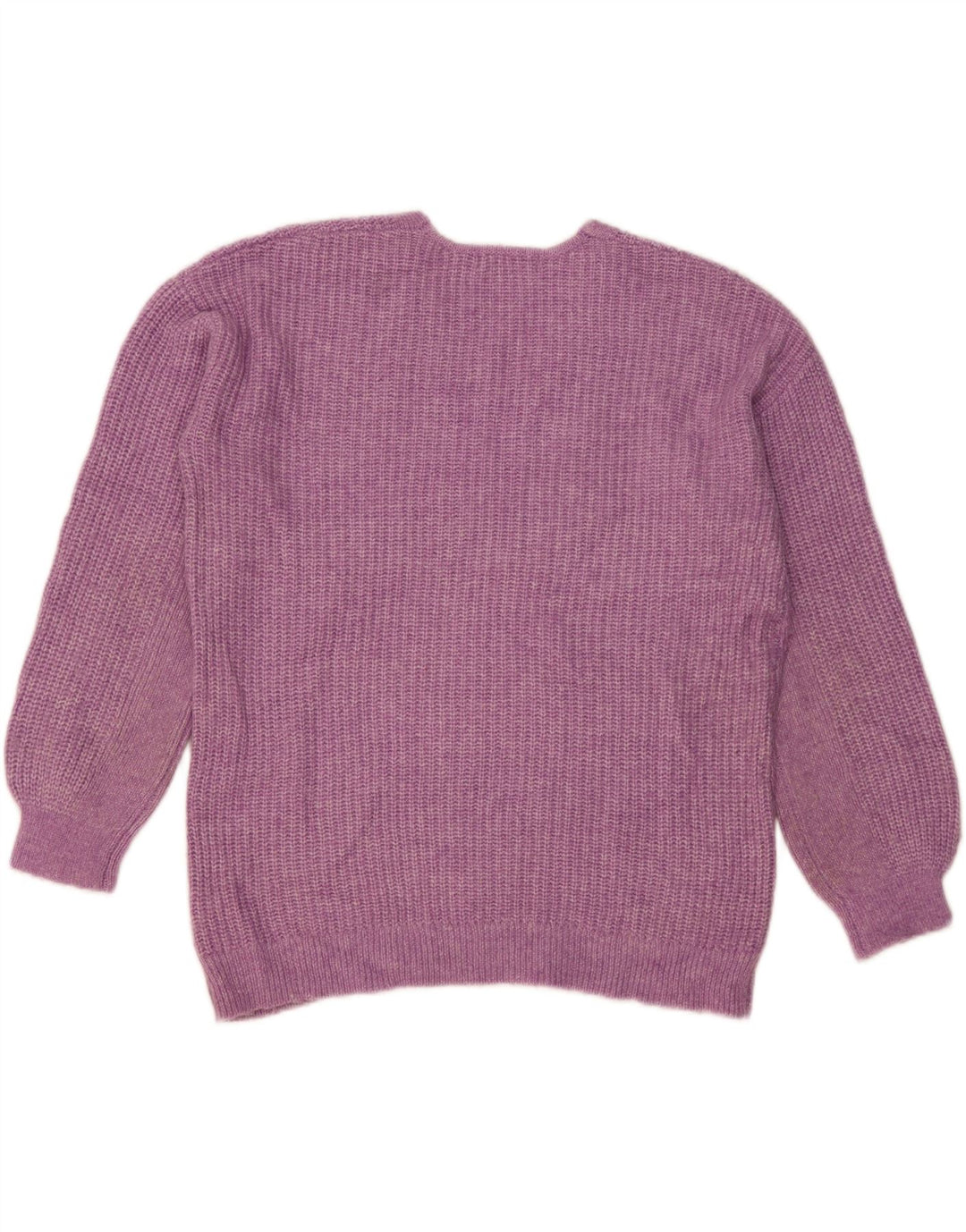 Marks & Spencer Damen-Pullover in Übergröße mit V-Ausschnitt, Gr. 14, Mittelviolett
