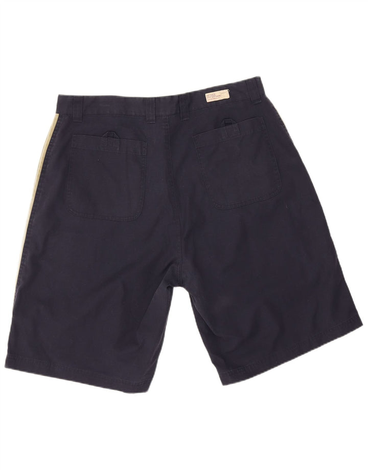 Fat Face Herren-Freizeitshorts, Größe L, W34, Marineblau, Farbblock-Polyester