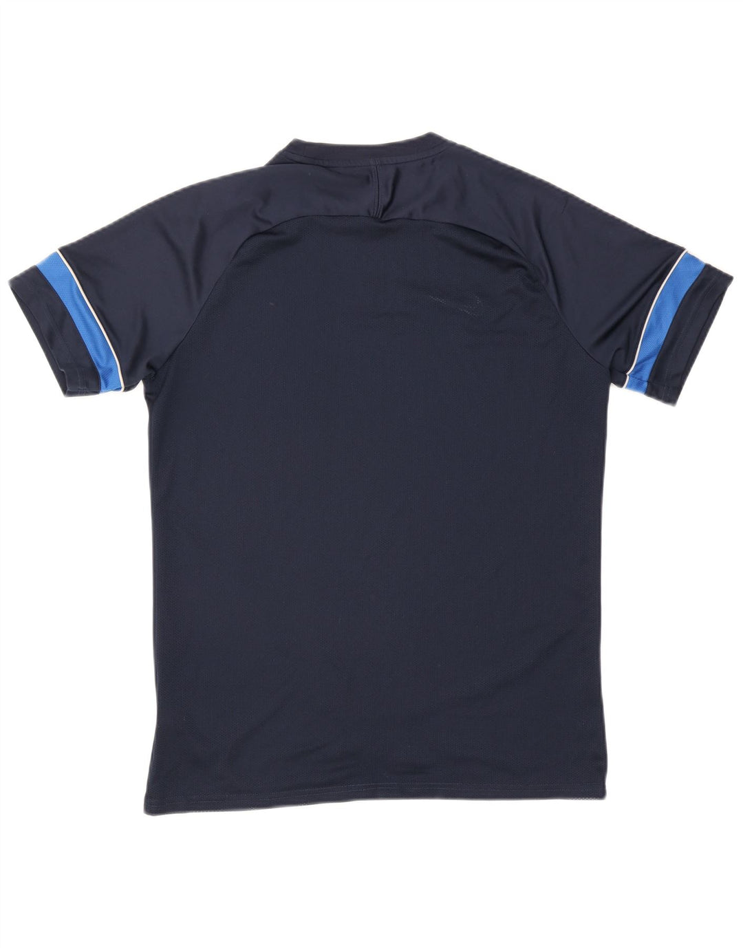Nike Herren Dri Fit T-Shirt-Oberteil, groß, marineblaues Farbblock-Polyester